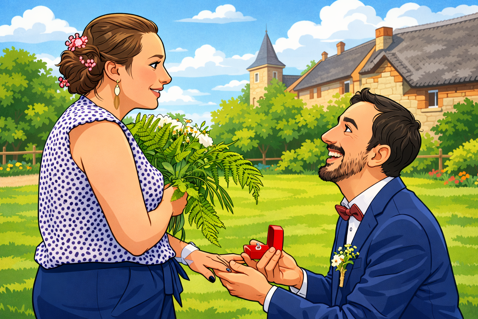 Illustration BD du couple